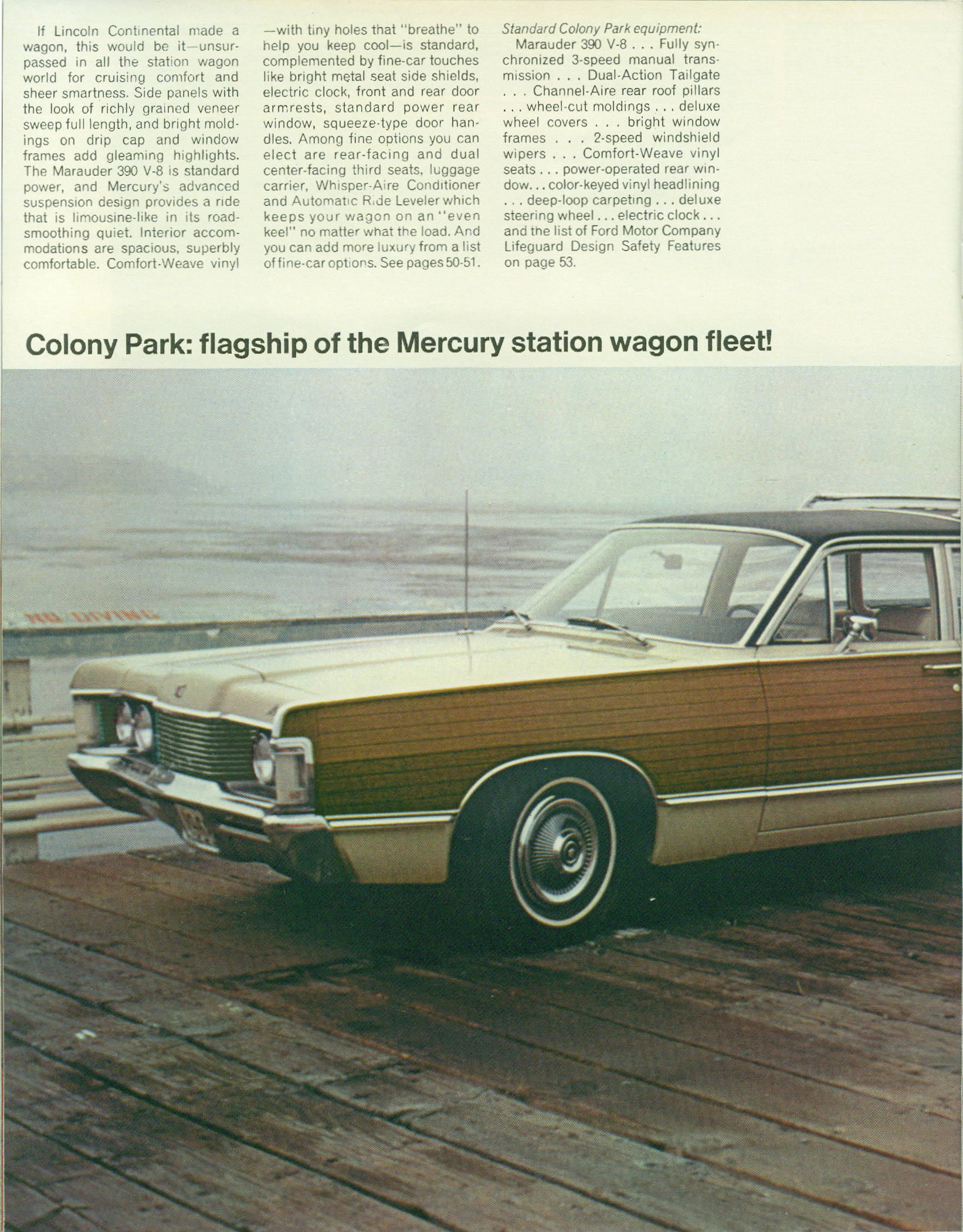 1968 Mercury Brochure Page 17